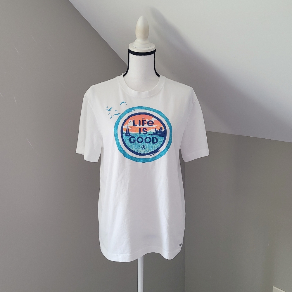 Life Is Good Mens Crusher Shirt - Picture 1 of 2